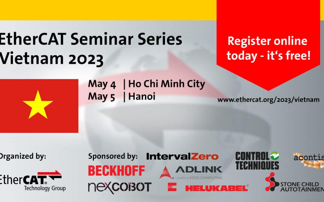 IntervalZero and KINGSTAR invite you to EtherCAT Seminar Series Vietnam 2023!