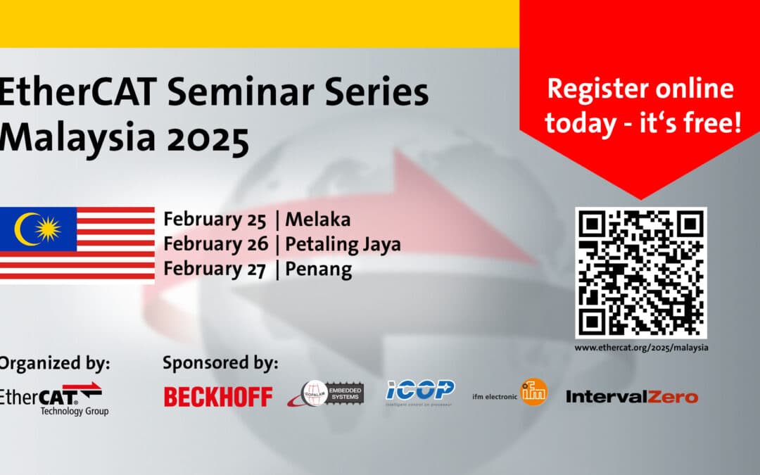 Visit IntervalZero at EtherCAT Seminar Series Malaysia 2025!